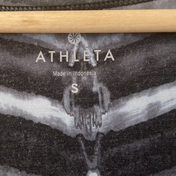 Athleta black and white abstract dress sleeveless - Picture 2 of 4